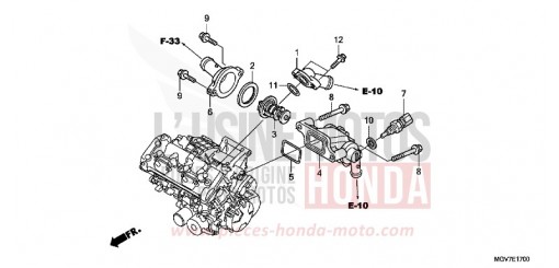 THERMOSTAT CBR600FB de 2011